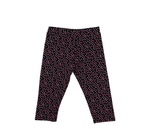 Černé růžově vzorované kraťasy ke kolenům Next