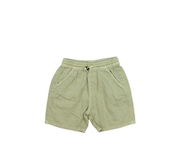 Zelené melírované riflové kraťasy Zara