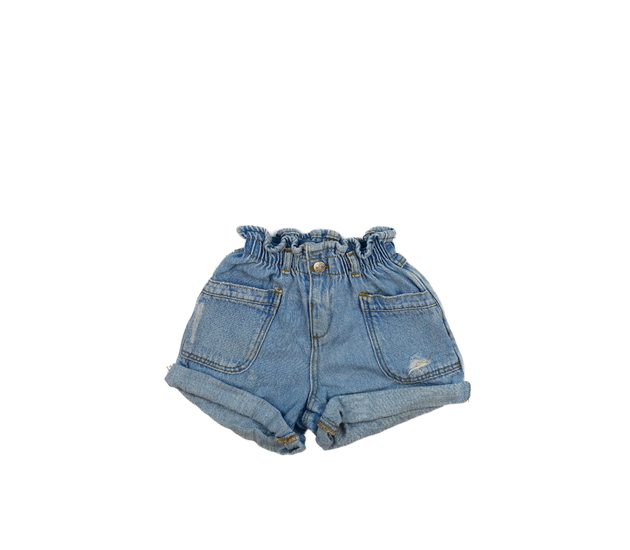 Modré riflové kraťasy Zara