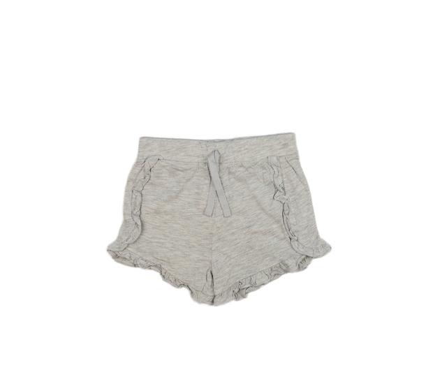 Šedé melírované kraťasy s volánky Primark 