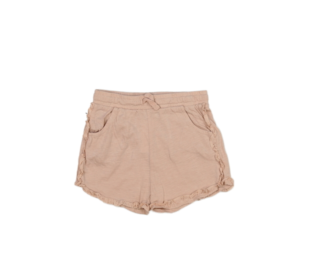 Meruňkové kraťasy s volánky Nutmeg