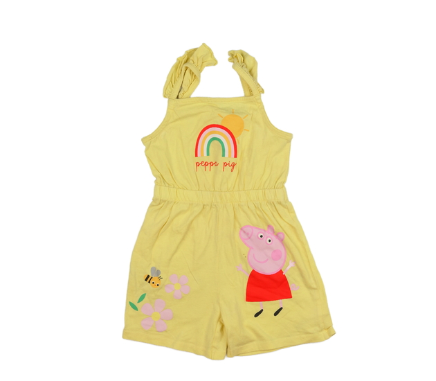 Žlutý kraťasový overal Prasátko Pepa George
