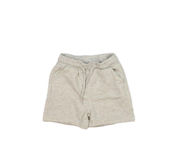 Šedé melírované kraťasy