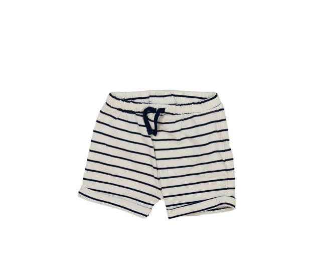 Krémové kraťasy s modrými pruhy Next