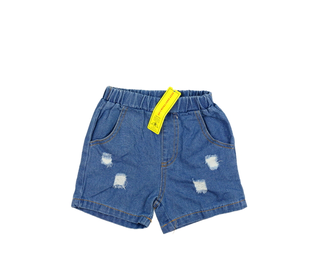 Nové modré trhané kraťasy