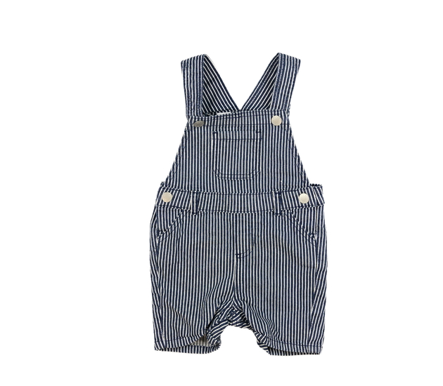 Bílo-modrý kraťasový overal Primark 