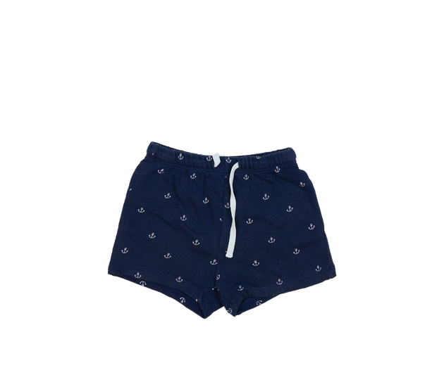 Tmavě modré kraťasy s kotvami H&M