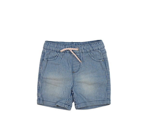 Modro-bílé pruhované kraťasy Primark 