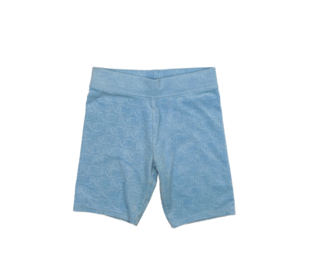 Modré hebké teplejší kraťasy