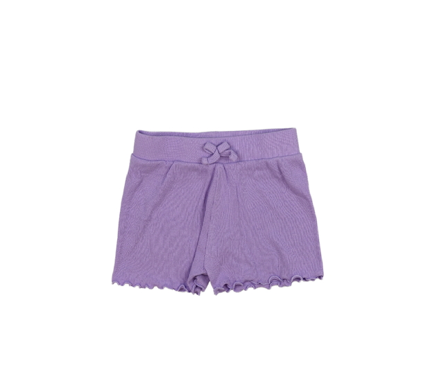 Fialové žebrované kraťasy Primark 