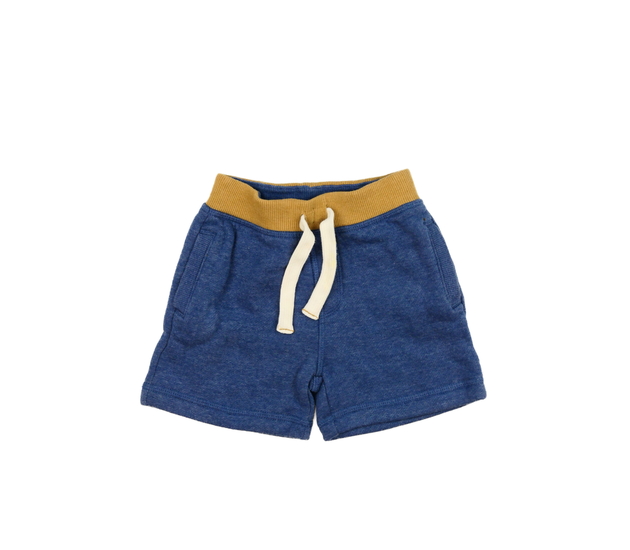 Modro-hnědé teplákové kraťasy