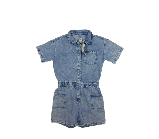 Nový modrý riflový kraťasový overal Primark 