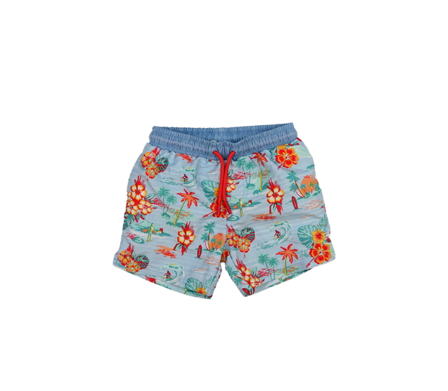 Modré plážové kraťasy Primark 