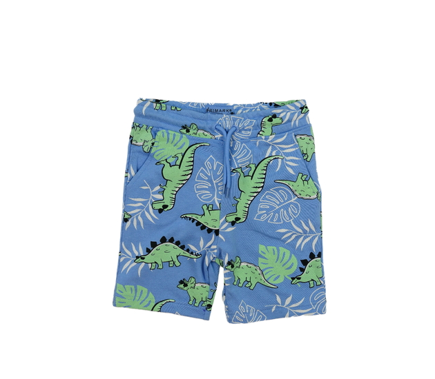 Modré kraťasy s dinosaury Primark 