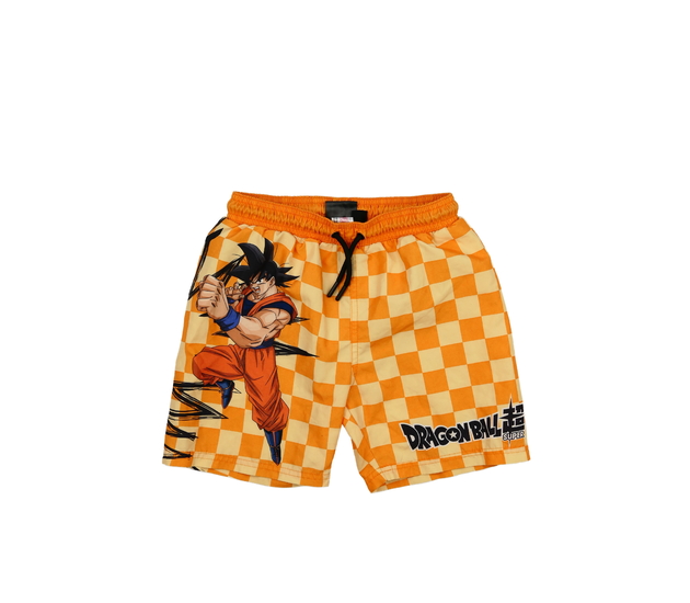 Oranžové plážové kraťasy Dragonball Primark 