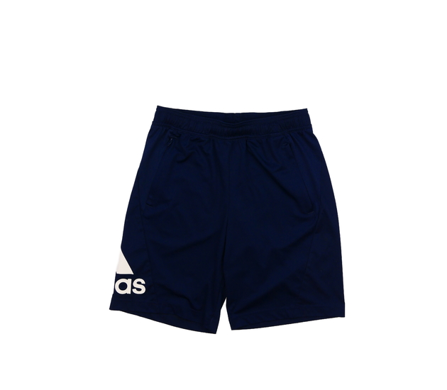 Tmavě modré sportovní kraťasy Adidas 