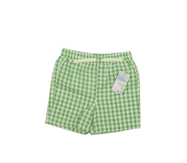 Nové zeleno-bílé kostkované kraťasy Primark 
