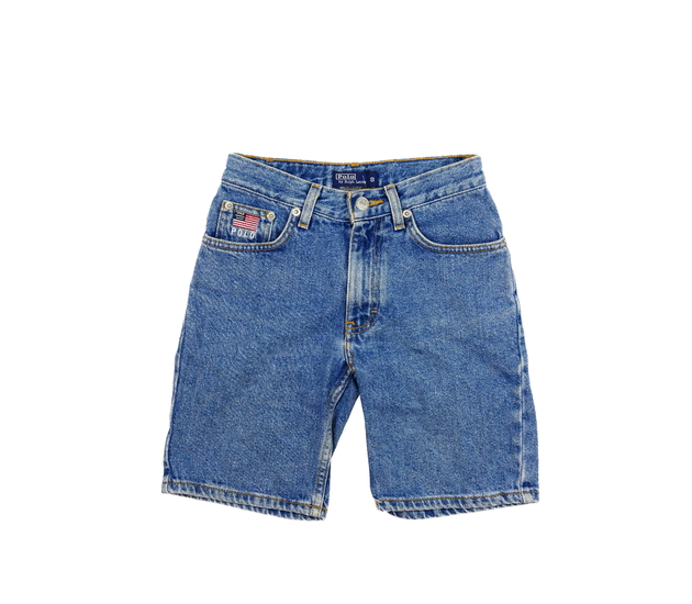 Modré riflové kraťasy Ralph Lauren 