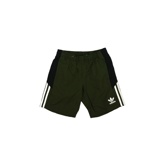 Tmavě zelené sportovní kraťasy Adidas 