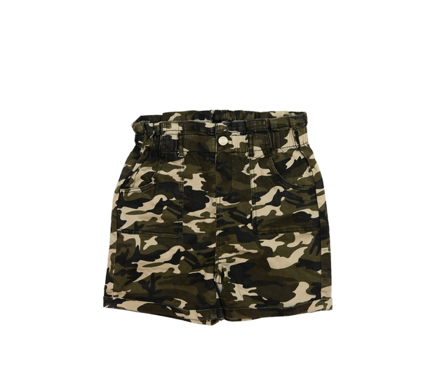 Zelené maskáčové riflové kraťasy Firetrap 
