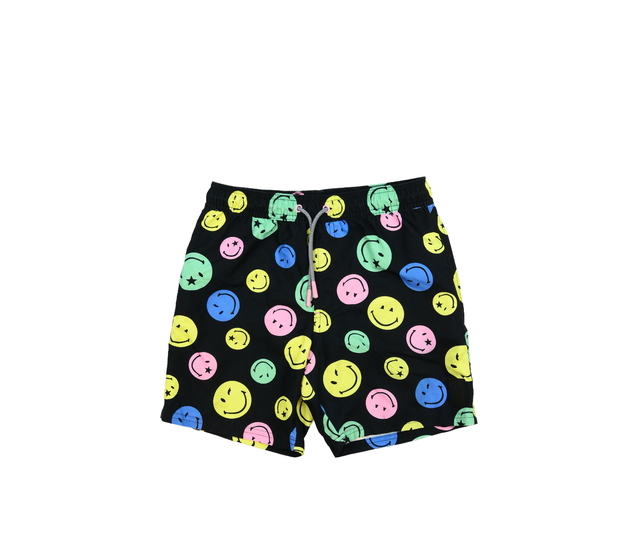 Černé plážové kraťasy se smajlíky M&S