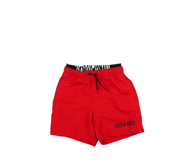 Červené plážové kraťasy Calvin Klein 