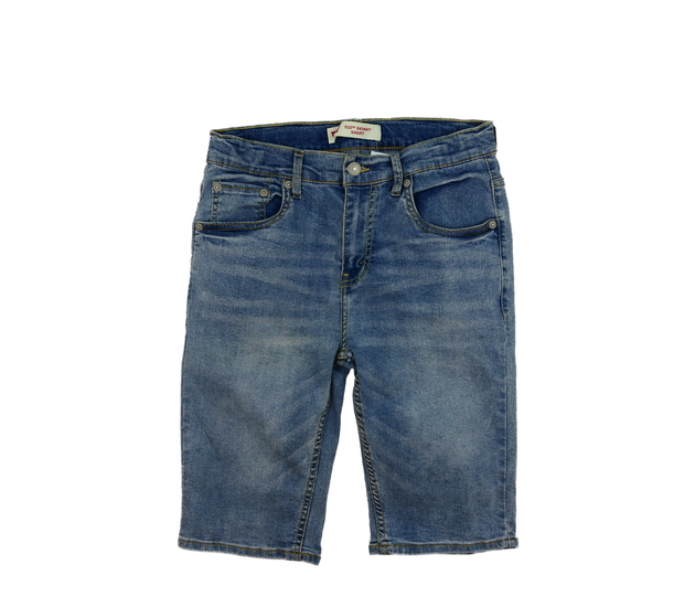Modré riflové skinny kraťasy vel. 176 Levi´s 