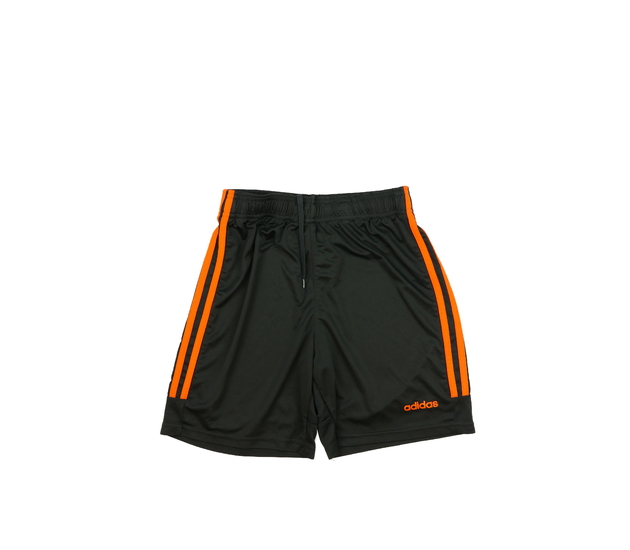 Šedo-oranžové sportovní kraťasy Adidas 