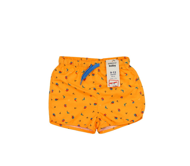 Nové oranžové kraťasy s loďkami