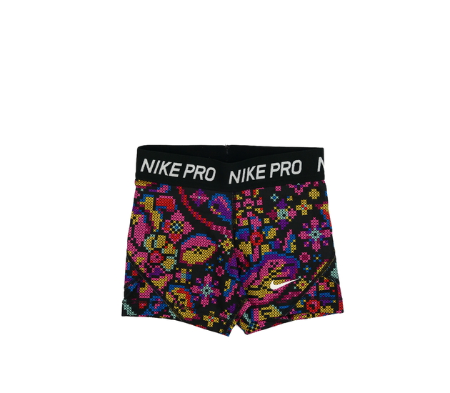 Černé sportovní vzorované kraťasy Nike 