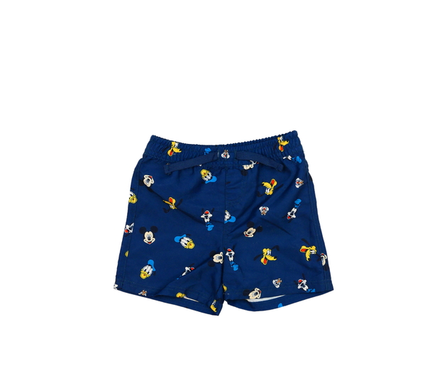 Tmavě modré kraťasy Mickey Disney Primark 