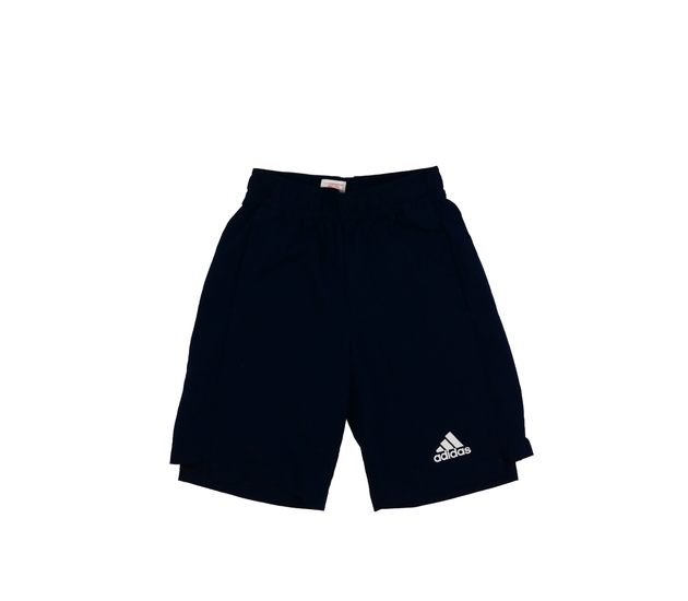 Tmavě modré sportovní kraťasy Adidas 