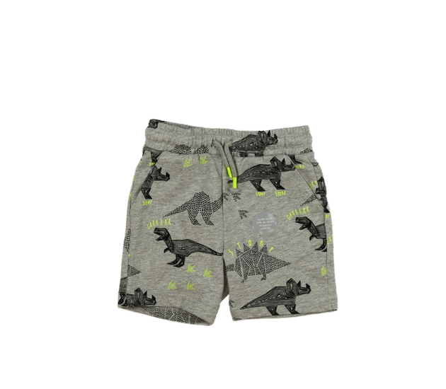 Šedé kraťasy s dinosaury F&F