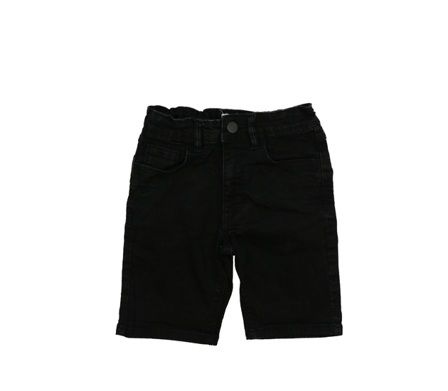 Černé riflové skinny fit kraťasy