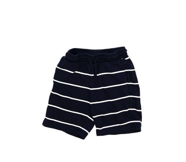 Tmavě modré kraťasy s bílými pruhy H&M
