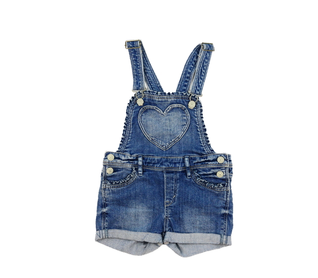 Modré riflové kraťasy s laclem H&M