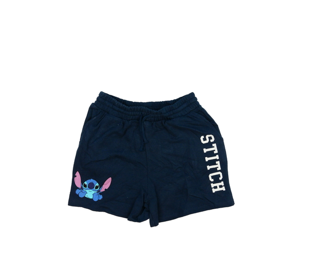 Tmavě modré teplákové kraťasy Stitch George