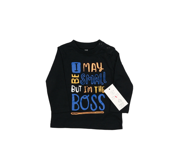 Nové černé triko s nápisem F&F