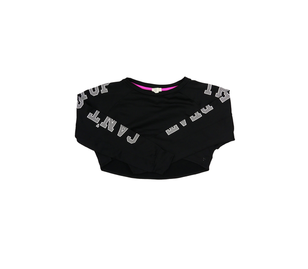 Černý sportovní crop top H&M