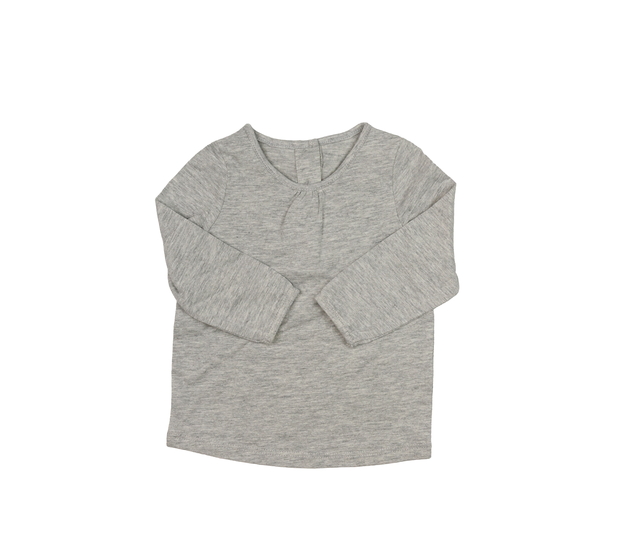Šedé melírované triko 