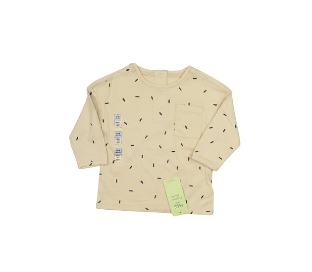 Nové světle hnědé vzorované triko M&S