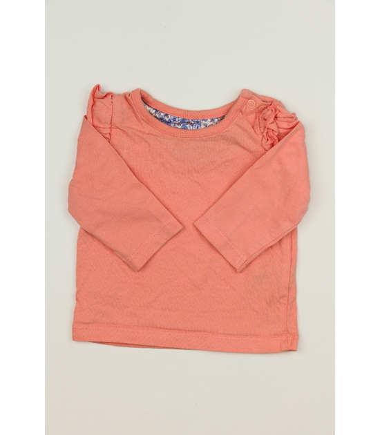 Oranžové triko s volánky Nutmeg