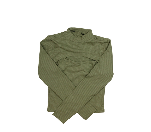 Zelené krátší triko New Look