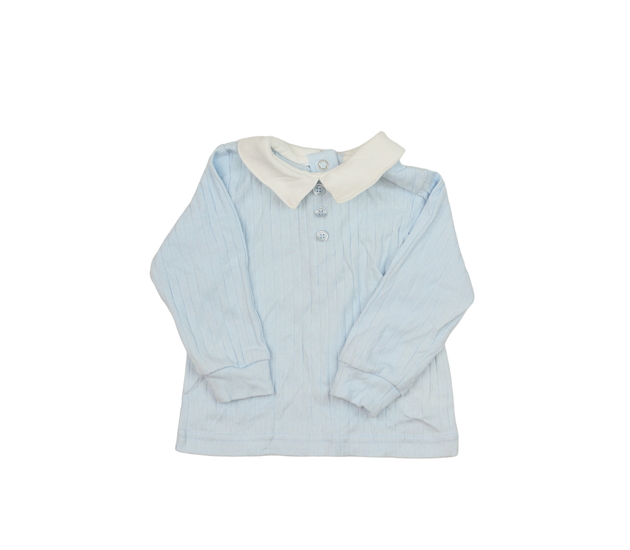 Modré triko s límečkem Mintini Baby