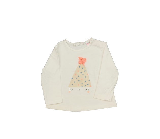 Bílé triko s obrázkem zara