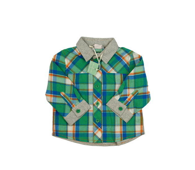 Nová zelená kostkovaná košile 