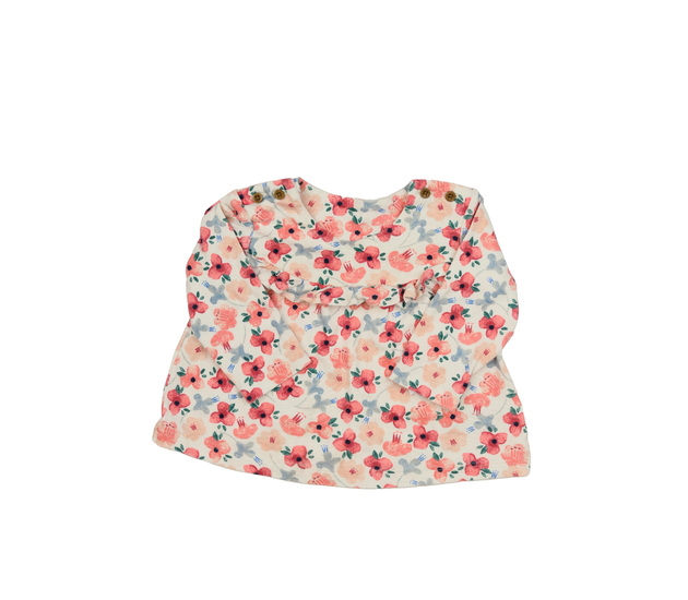 Květinové triko s volánky M&S