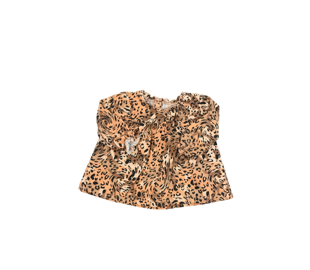 Hnědé vzorované triko Next