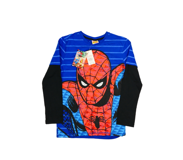 Nové modročerné triko Marvel 