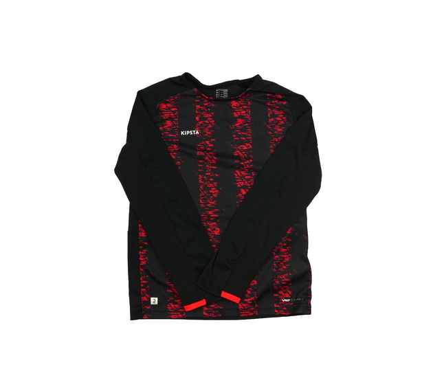 Černočervené sportovní triko Decathlon